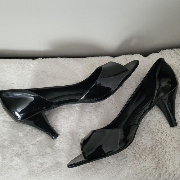 George Black Open Toe Heels - Picture 3 of 4